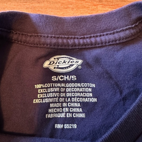 Dickies Cropped Long Sleeve Shirt. Size S - Picture 4 of 7